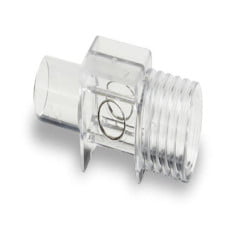 BỘ CHUYỂN ĐỔI ĐƯỜNG THỞ NGƯỜI LỚN DÙNG MỘT LẦN DÒNG CHÍNH CHO MÁY SỐC TIM SERIES R,E MODEL:8000-0260-01 HÃNG SX:ZOLL (MỸ)