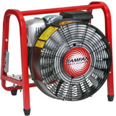 QUẠT THỔI KHÍ DÙNG TRONG CỨU HỘ CỨU NẠN PPV 16" DÙNG XĂNG MODEL:GF164SE HÃNG SX:RAMFAN (MỸ)